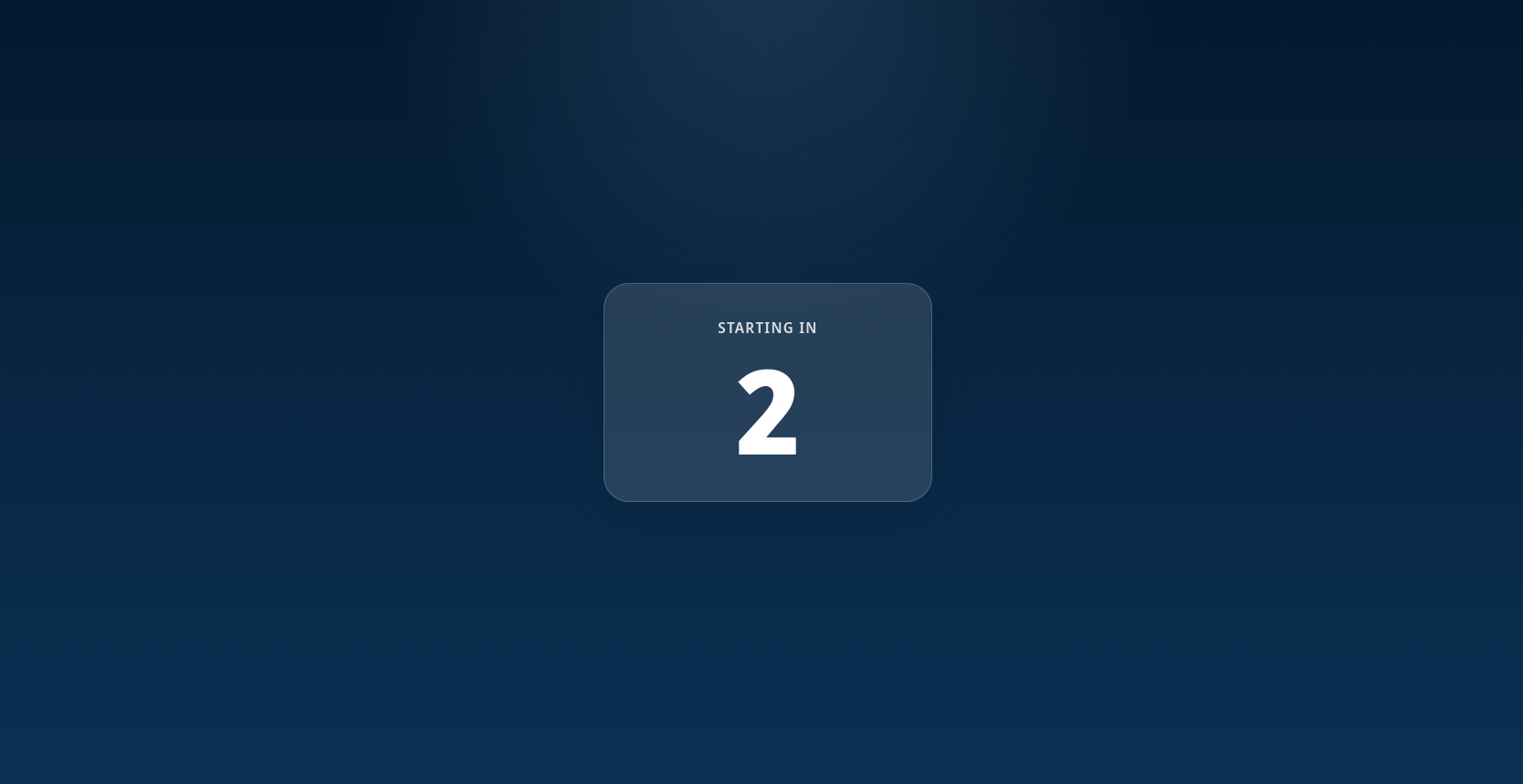 Free training module countdown screen