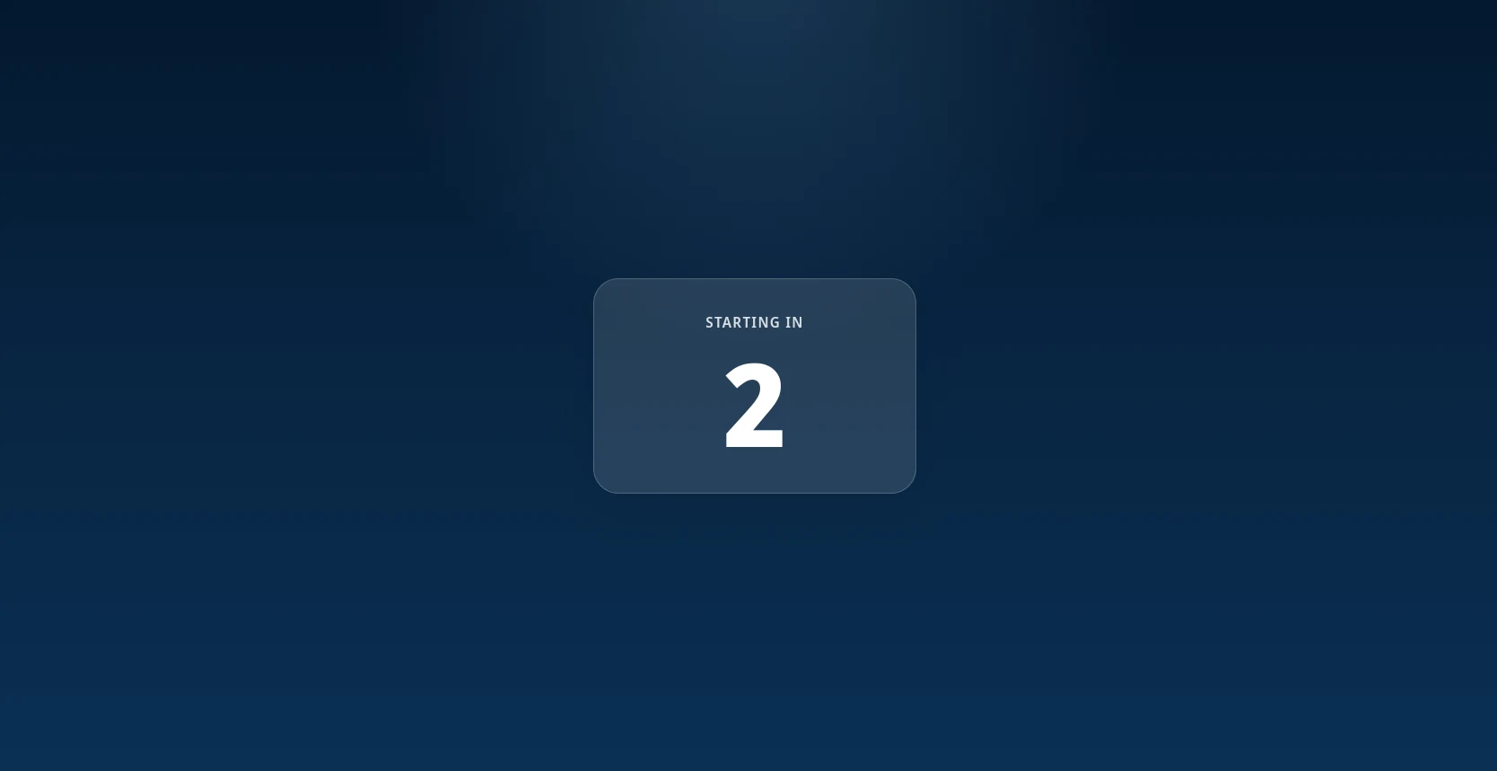 Free training module countdown screen