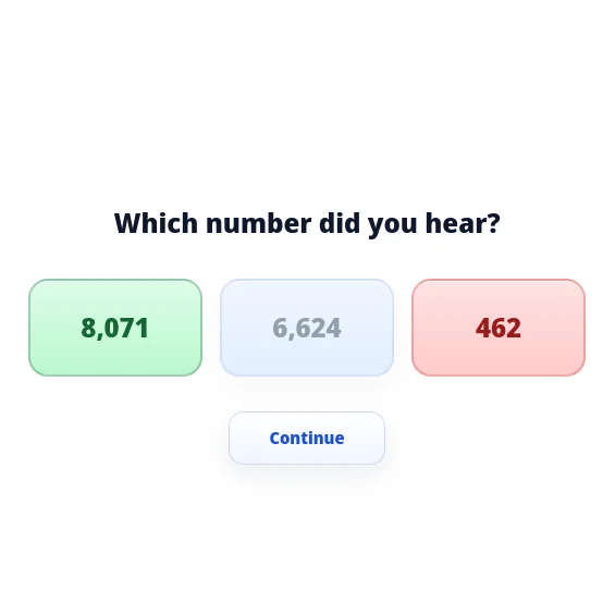 Pick The Number