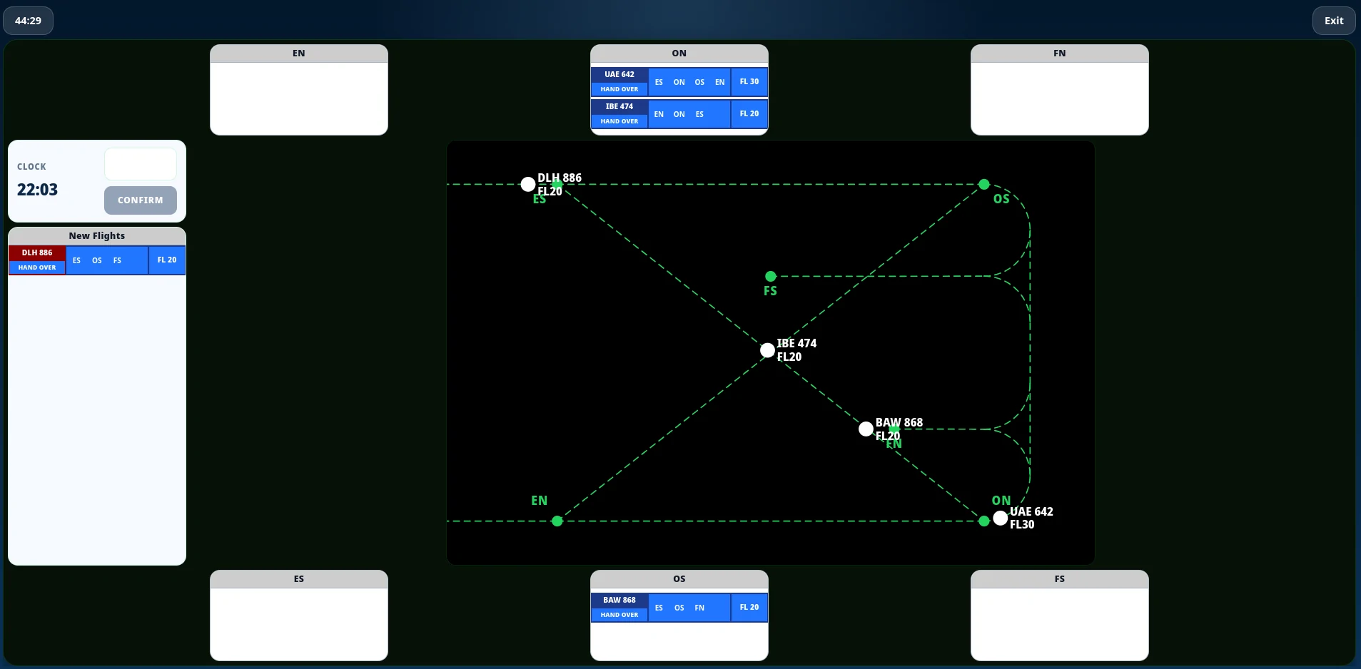FEAST Multi-Pass module example with strip classification and handover timing