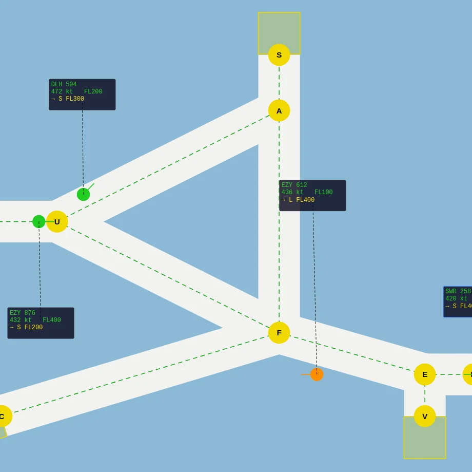 Radar Control training module screenshot